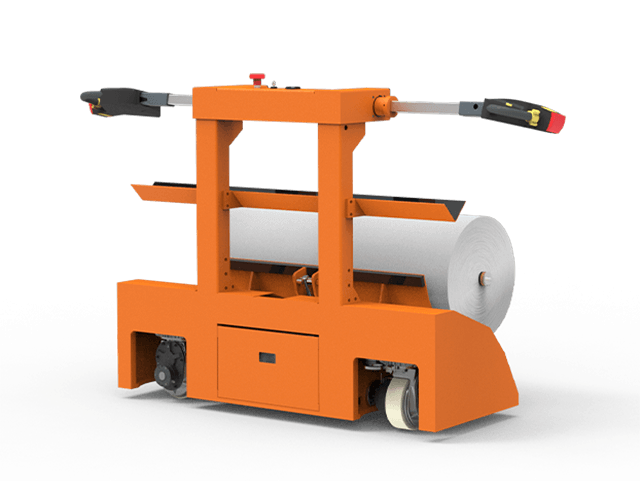 Электрическая Тележка для Снятия Рулонов Ткани