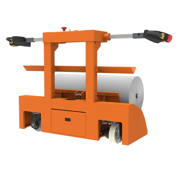 Электрическая Тележка для Снятия Рулонов Ткани