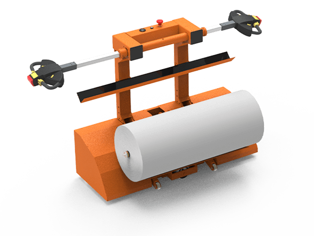 Электрическая Тележка для Снятия Рулонов Ткани