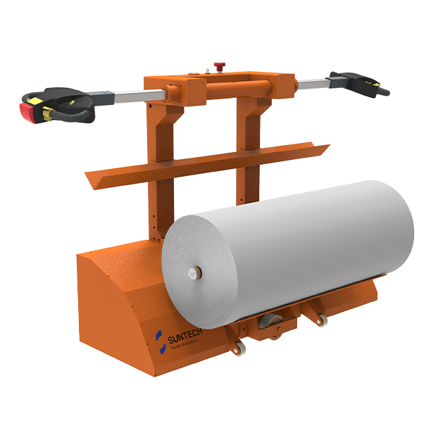 Электрическая Тележка для Снятия Рулонов Ткани