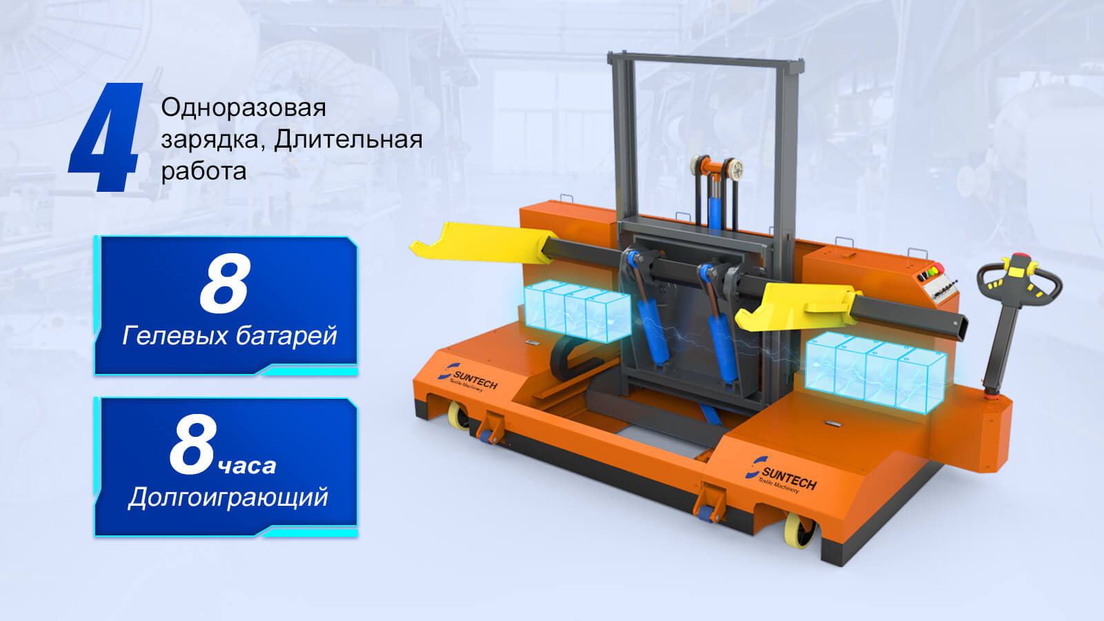 Электрический свайно-балочный высокий подъемник Сверхдлительный режим ожидания